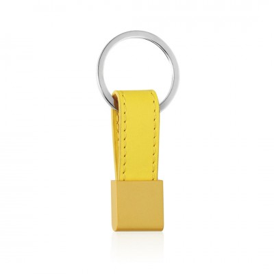 Porta-chaves para publicidade de uma cor cor amarelo