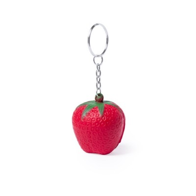 Porta-chaves anti-stress forma de fruta 