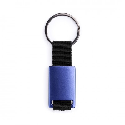 Porta-chaves com chapa colorida metalizada cor azul