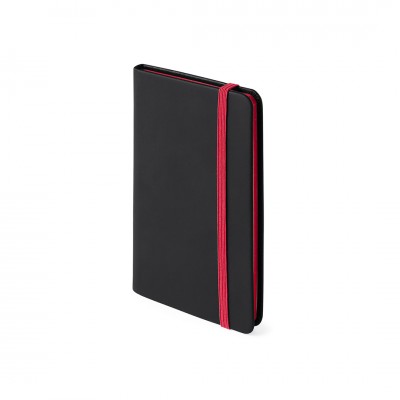 Caderno de bolso B7 para merchandising cor vermelho