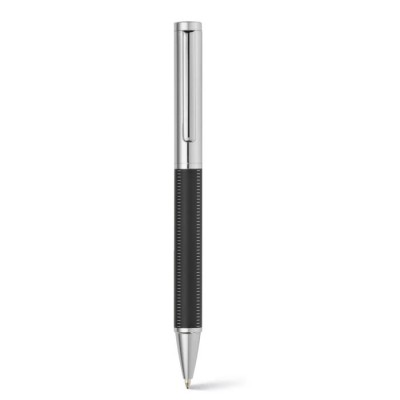 Uma caneta de luxo em caixa individual cor preto