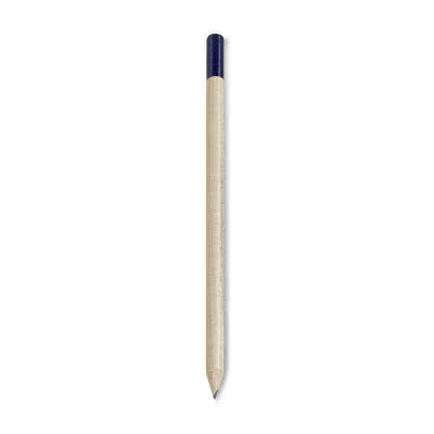 Lápis personalizados com detalhes coloridos cor azul