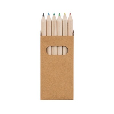 Caixas de lápis de cor para publicidade