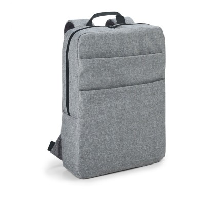 Elegante mochila para portátil cor cinzento