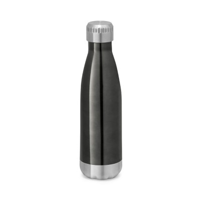 Elegante garrafa promocional isolada a vácuo cor preto