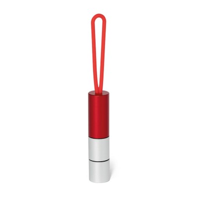 Lanterna LED com fita de silicone para brinde cor vermelho
