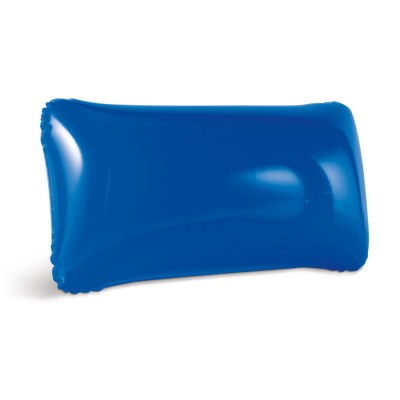 Almofada insuflável barata com logotipo cor azul