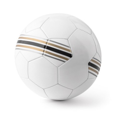 Bola de futebol de tamanho 5 com desenho cor dourado