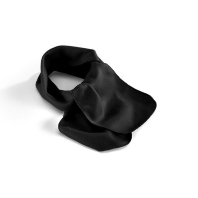 Cachecol em tecido polar personalizável cor preto