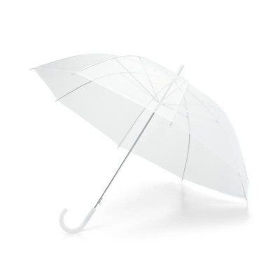 Guarda-chuva transparente personalizado cor branco