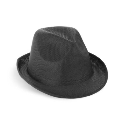 Chapéu colorido para publicidade cor preto