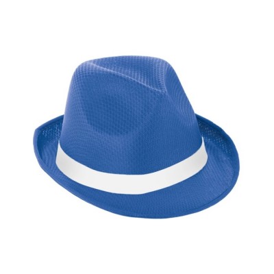 Chapéu com fita sublimada cor azul-marinho