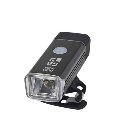 Luz COB para o guiador da bicicleta com carregamento USB