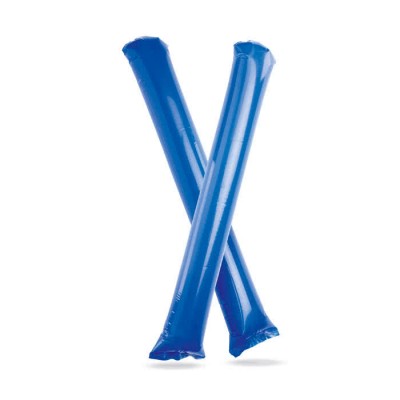 Bastões infláveis personalizados com logotipo cor azul