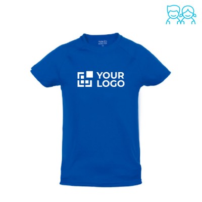 T-shirt personalizável para crianças Croatia Basic