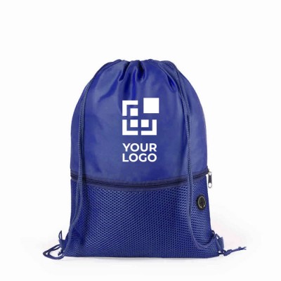 Mochila saco personalizada com bolso