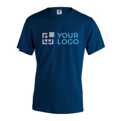 T-shirt básica 100% algodão para personalizar cor azul-marinho