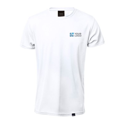 T-shirt personalizada em material RPET vista principal