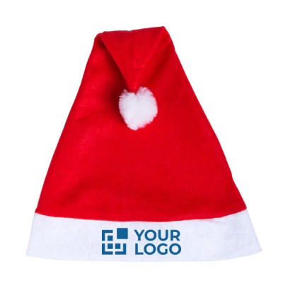 Gorro de Natal clássico para personalizar cor vermelho vista principal