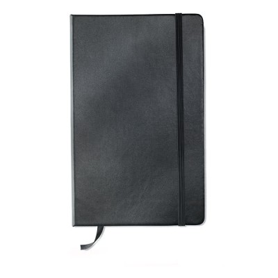 Cadernos personalizados de páginas com riscas cor preto
