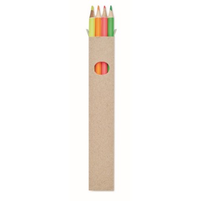 Lápis de cor para sublinhar em caixa