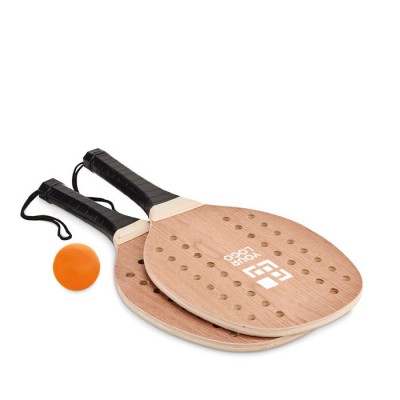 Kit de raquetes de praia com bola vista principal
