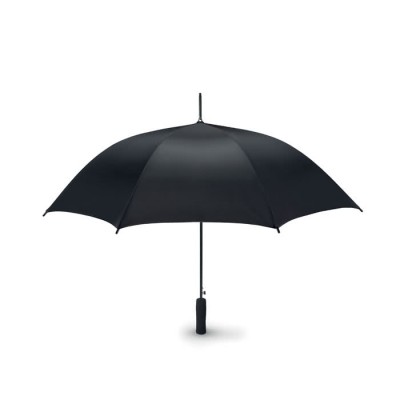 Guarda-chuva publicidade unicolor anti-vento 23" cor preto