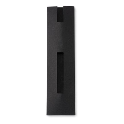 Capa decorativa para caneta publicitária cor preto
