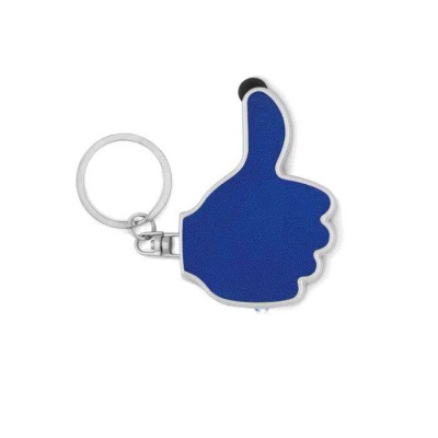 Porta-chaves multifunções em forma de mão cor azul real
