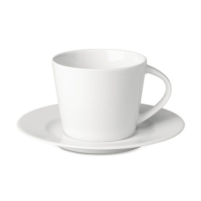 Caneca de cappuccino personalizada cor branco