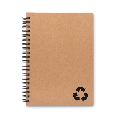 Caderno personalizado ecológico cor preto
