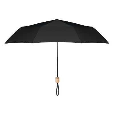 Guarda-chuva dobrável para empresas 21" cor preto