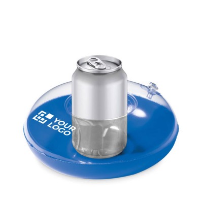 Insuflável personalizado em PVC para latas cor azul