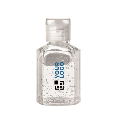 Gel de mãos em frasco transparente de 30 ml vista principal