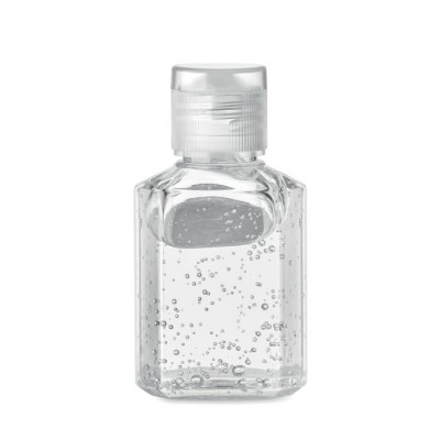 Gel de mãos em frasco transparente de 30 ml