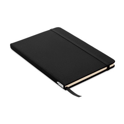 Caderno personalizada em RPET tamanho A5 cor preto