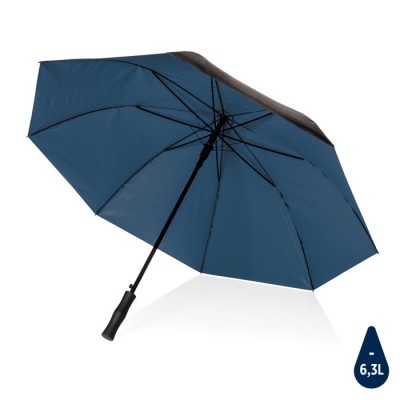 Guarda-chuva com desenho a duas cores cor azul-marinho