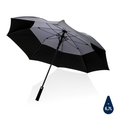 Guarda-chuva anti-tempestade de duas cores cor cinzento-escuro