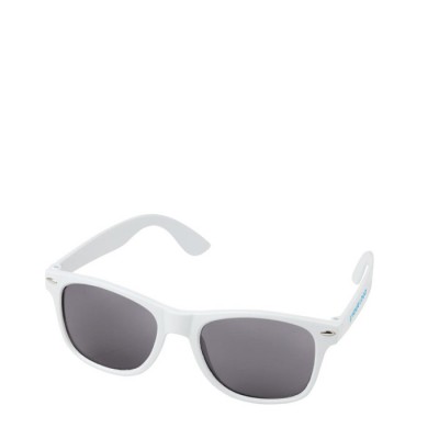 Óculos de sol de plástico reciclado, lentes esfumadas UV400