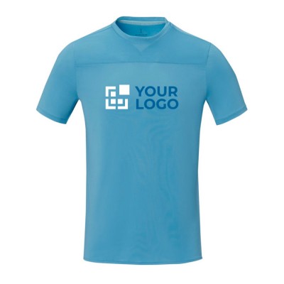 T-shirt reciclada 160 g/m2 cor azul-claro