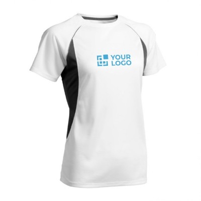 T-shirt desportiva para mulher com logotipo vista principal