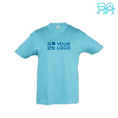 T-shirts básicas infantis para personalizar vista principal