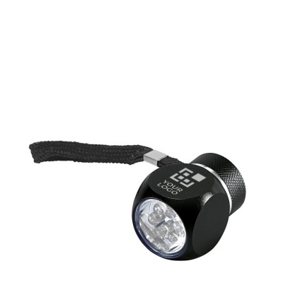 A lanterna personalizada mais pequena cor preto