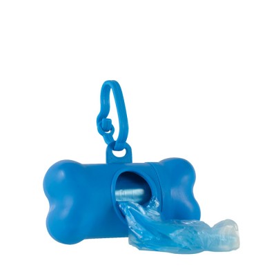 Dispensador de sacos higiénicos para cão  cor azul