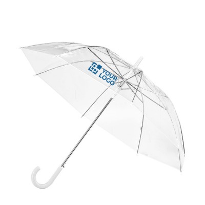 Guarda-chuva transparente personalizado vista principal