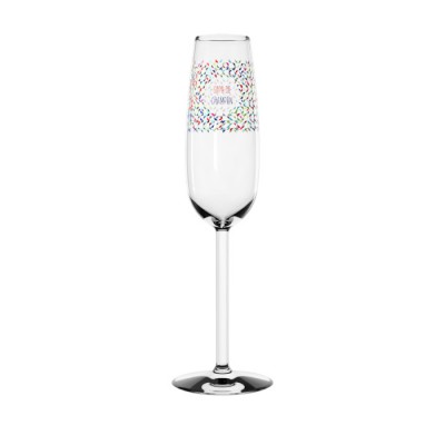 Copo de champanhe ideal para personalização cor transparente com logo