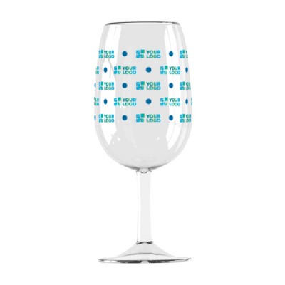 Copo de vinho em Tritan para personalizar cor transparente com logo