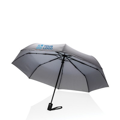 Guarda-chuva de abertura e fecho com botão cor branco
