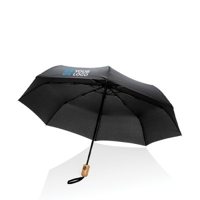 Guarda-chuva de fecho e abertura automáticos cor preto