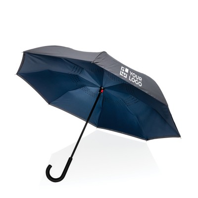 Guarda-chuva reversível abertura manual vista principal